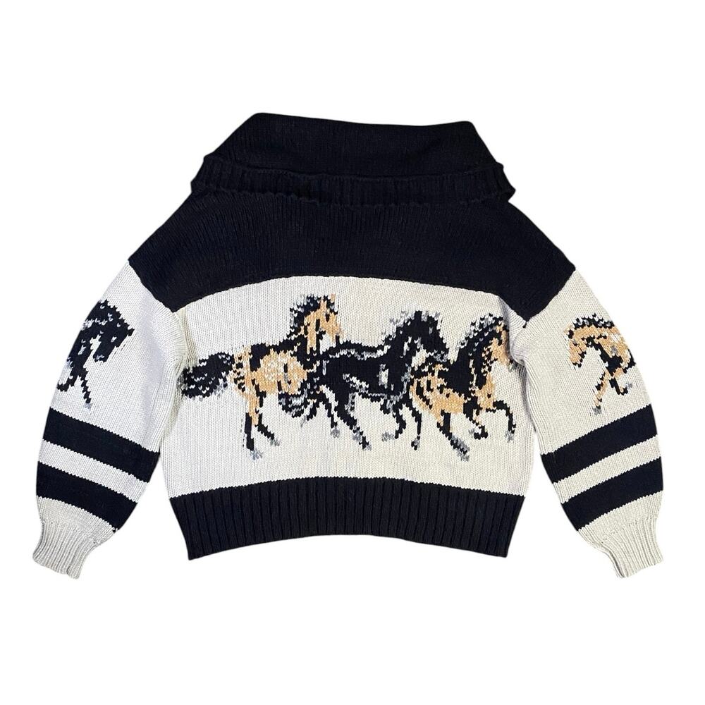 Pilcro x Anthropologie Wild Horses Heavy Knit Cardigan - M - Picture 6 of 7